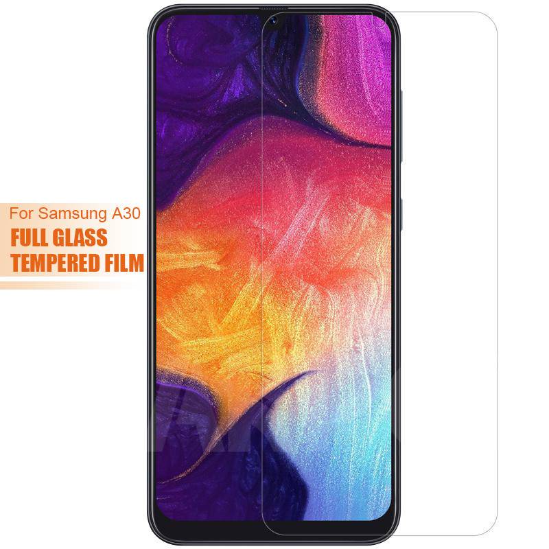 9D Full Tempered Glass On For Samsung Galaxy A10 A20 A30 A40 A50 A60 A70 Screen Protector A80 A90 M10 M20 M30 M40 Glas Film Case