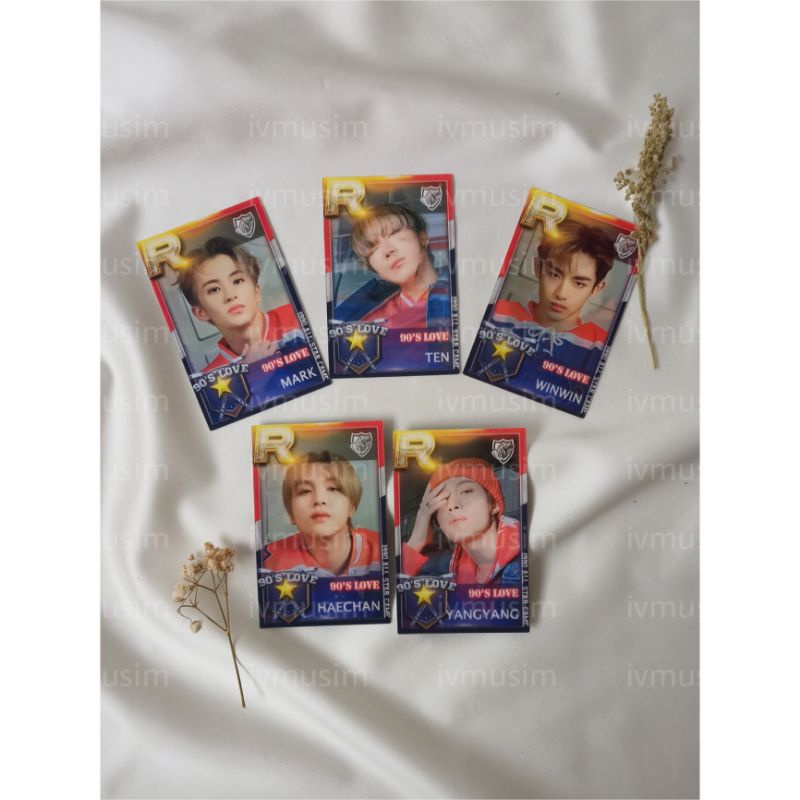 [READY STOCK] LENTICULAR NCT 2020 90'S LOVE FAN MADE Winwin Ten Mark Yangyang Haechan