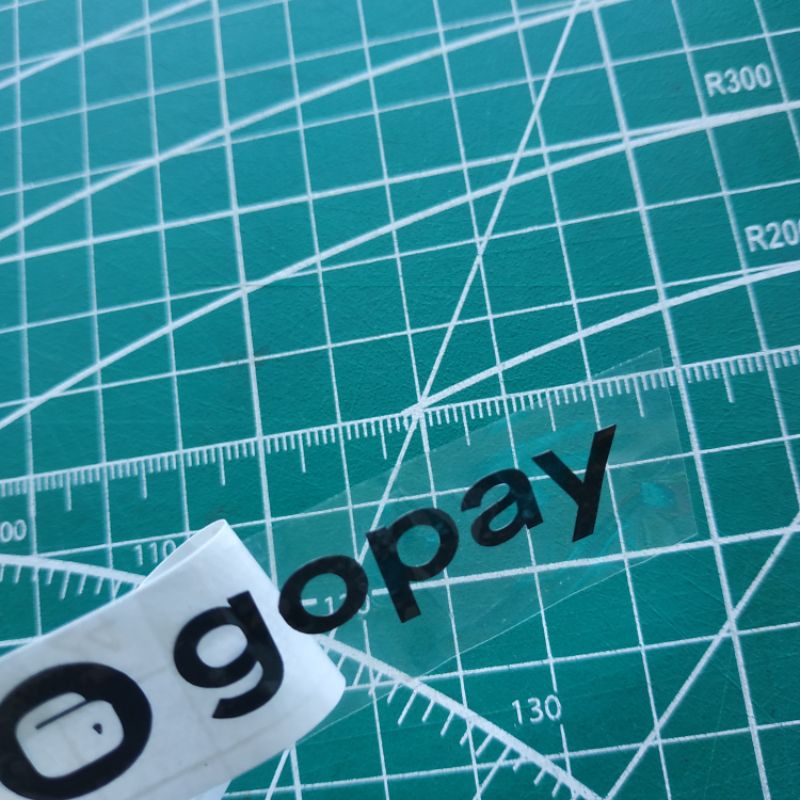 stiker cutting gopay