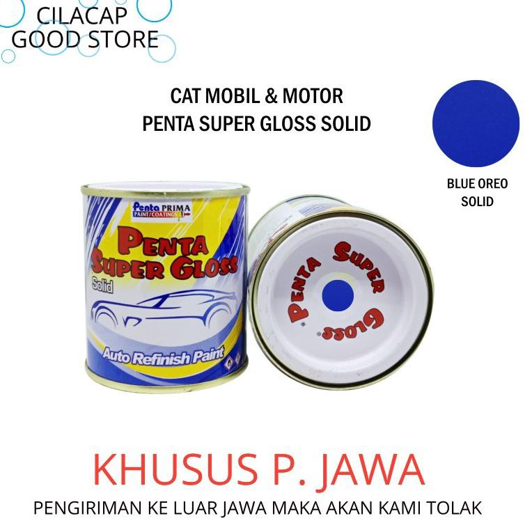 [KODE Z839] CAT PENTA BLUE OREO 5220 200cc - penta super gloss blue - cat duco biru oreo - cat mobil