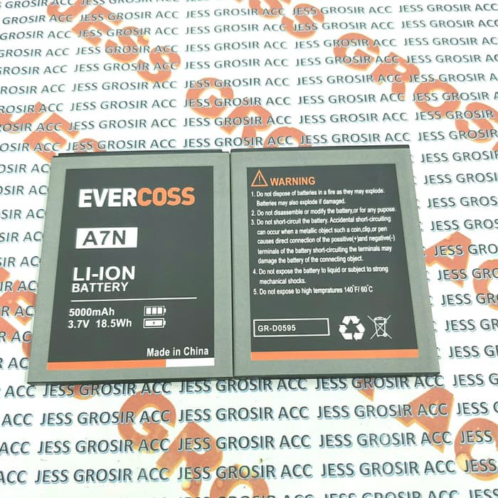 Baterai Battery Original Double Power Evercoss Evercross Cross A7N