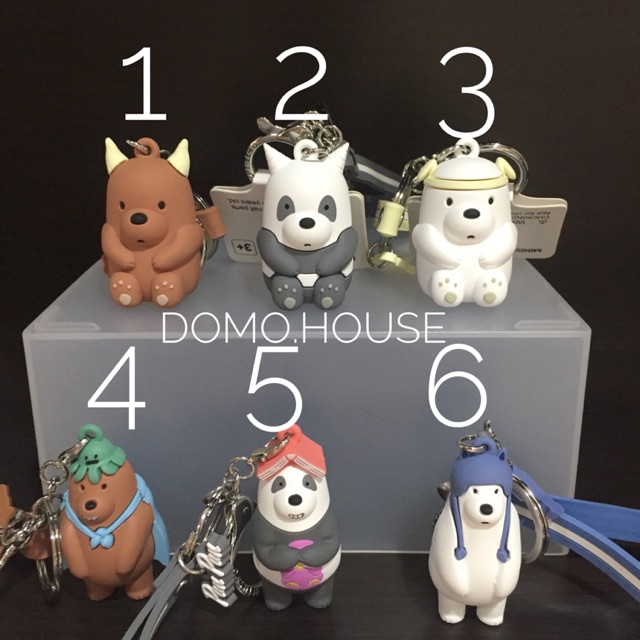 MINISO WE BARE BEAR BAG CHARM / GANTUNGAN KUNCI ATAU TAS WE BARE BEAR