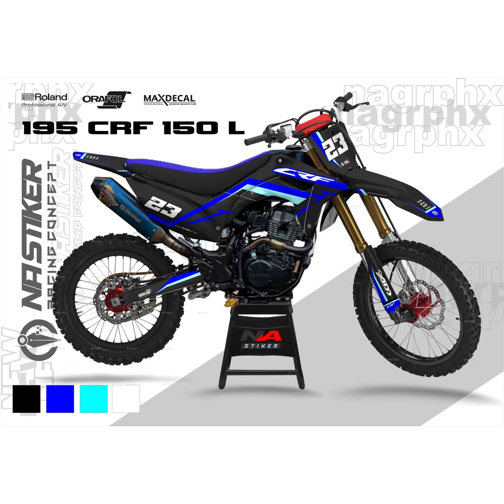 DECAL CRF SIMPLE DOFF CODE CRF-195