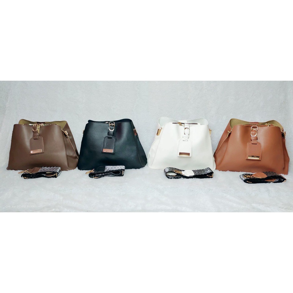 BJ81969 - BEIGE/BLACK/BROWN/COFFEE - TAS SLEMPANG CROSSBODY WANITA FASHION IMPORT MODIS ELEGAN TERMURAH TERLARIS TERBARU BAGSTORE JAKARTA TAS BATAM GT1969 CR7875