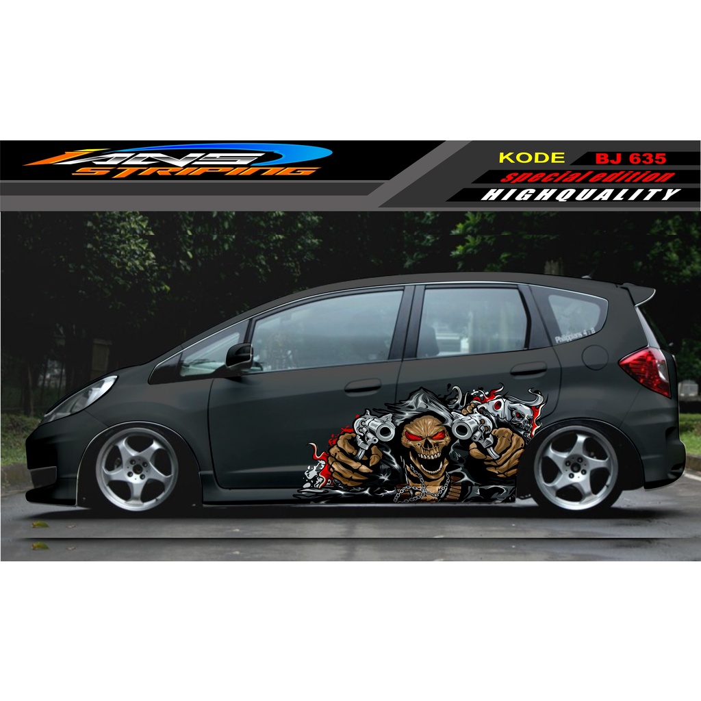 DECAL STICKER MOBIL JAZZ BRIO AVANZA SIGRA YARIS / STIKER VARIASI MOBIL / MODIF STICKER MOBIL 635