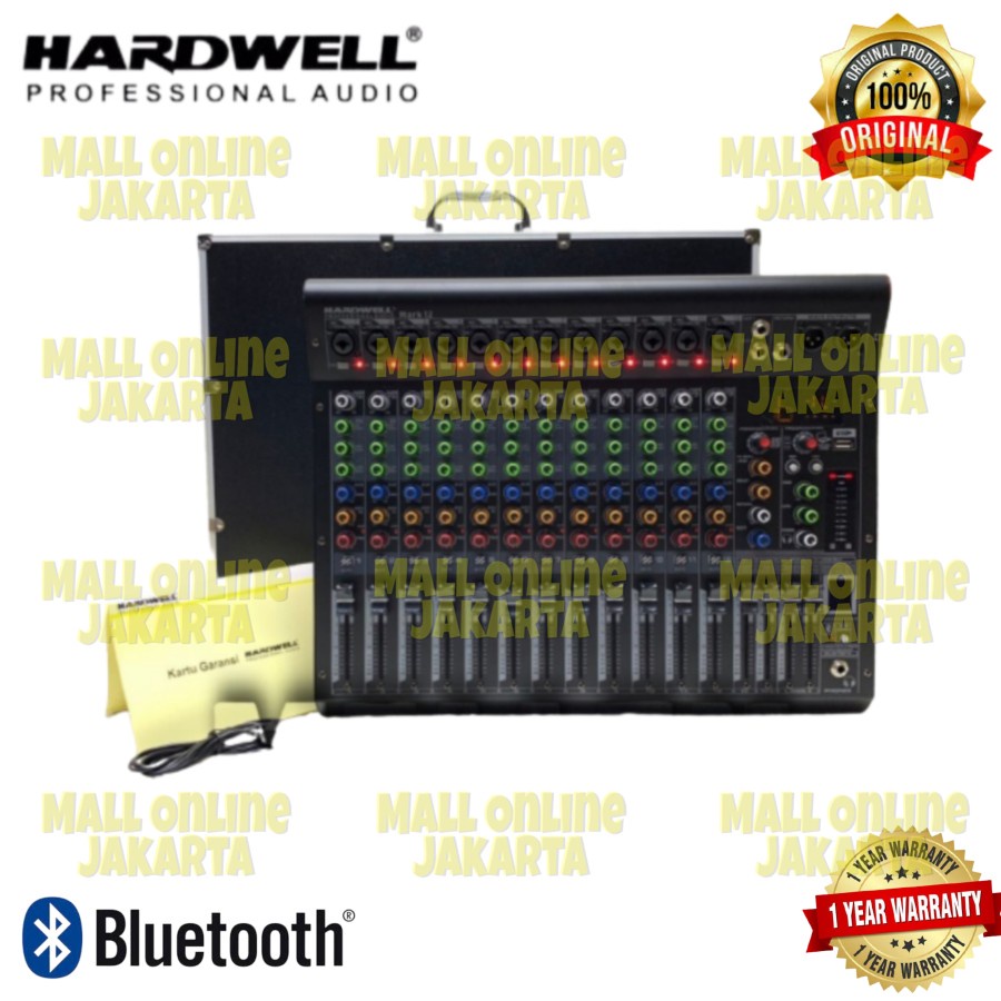 Mixer Hardwell 12 Channel MARK 12 Original Mixer Recording Soundcard