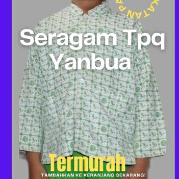 Seragam Yanbua Termurah khusus anak ukuran 2 Atas Bawah (paling kecil)