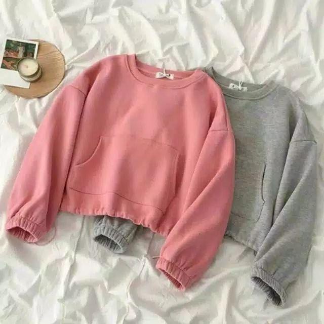 Promo nih   BabyMon sweater hoodie sweater rajut sweater wanita sweater bts polos  Premium Quality
