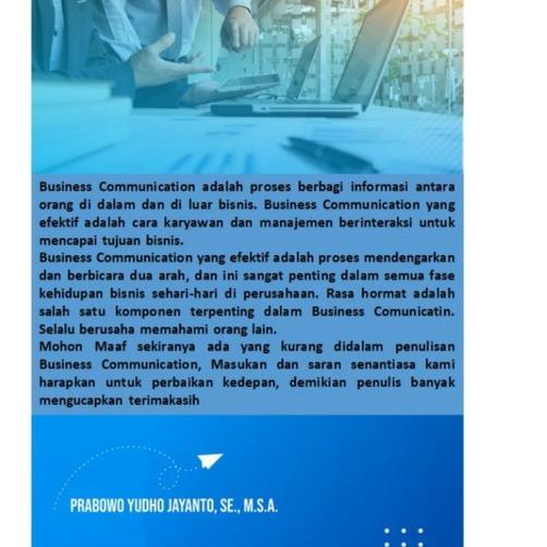

Paling Sesuai.. Business Communication