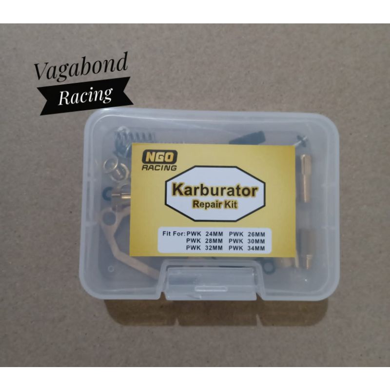 KARBURATOR REPARKIT REPAIR KIT CPO ORIGINAL PWK 24 26 28 30 32 34 KOMPLIT 1 BOK SEPERTI DIGAMBAR