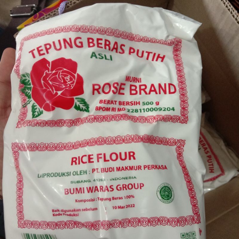 

Tepung Beras Rosebrand 500Gr