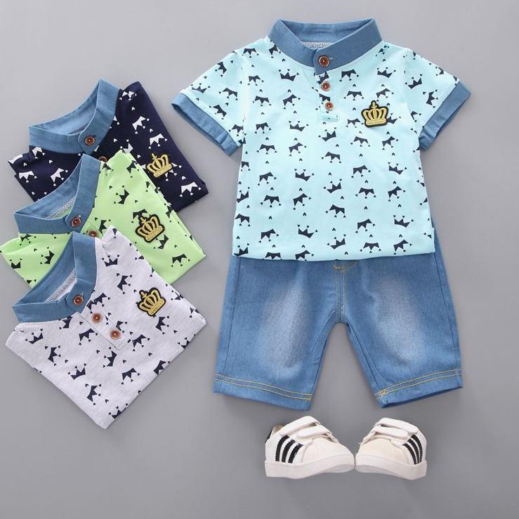 ❈ [] SET Mahkota momo - Stelan bayi laki laki - stelan anak laki laki - pakaian anak ➲