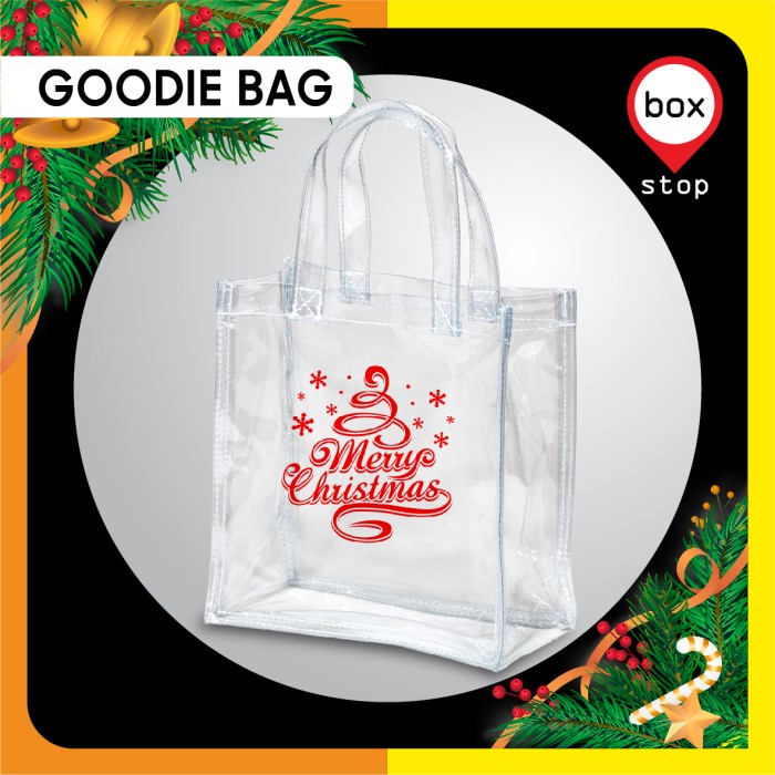 Paper Bag Mika- Goodie Bag Transparant - Tas Bening - 251031- Natal B