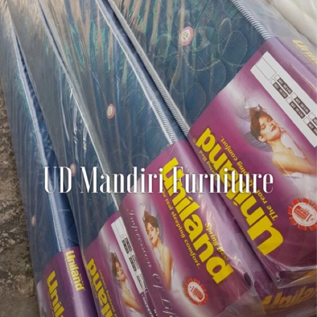 [LUARKOTA] Kasur Springbed 160x200 Spring Bed Uniland Standard Kasur Saja Matras Mattress - Biru