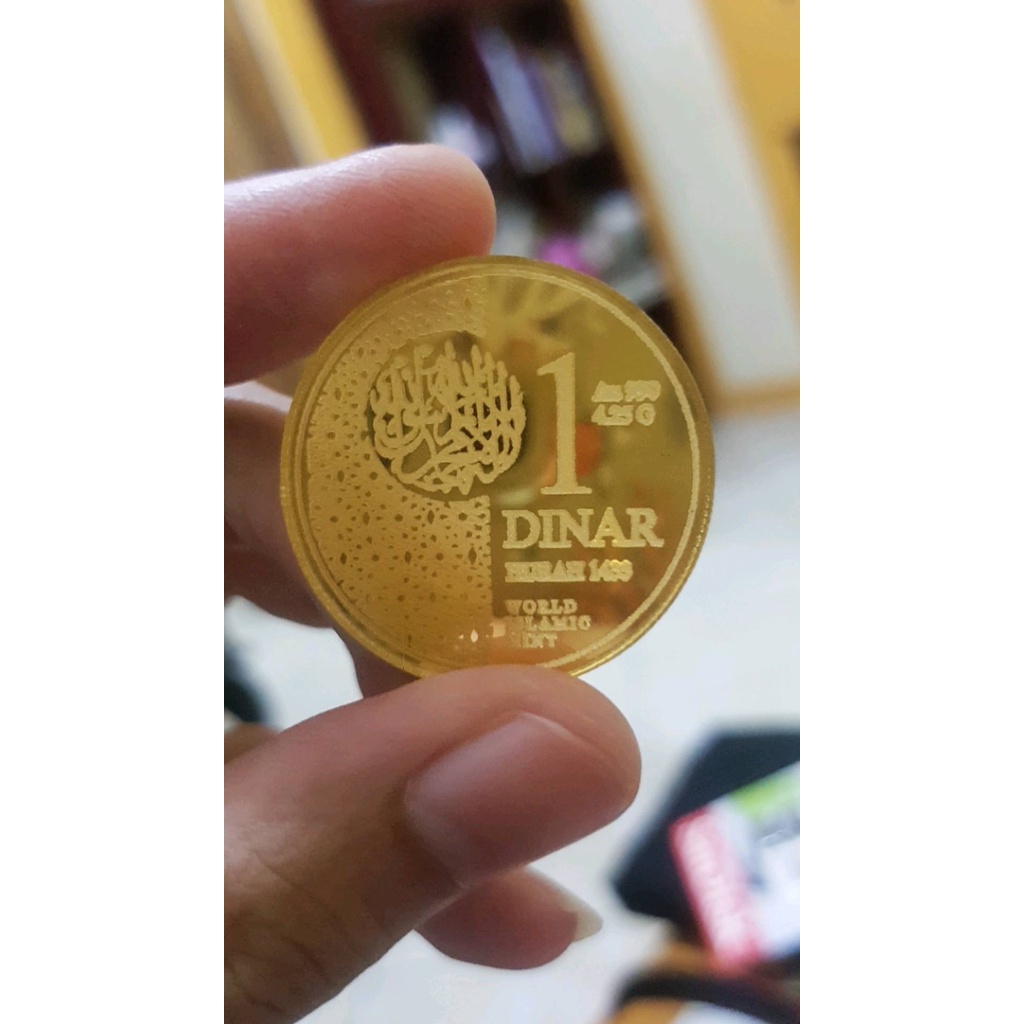 Replika Dinar/Dirham Akrilik / Hiasan Mahar Akrilik / Dekorasi Mahar Dinar & Dirham Akrilik
