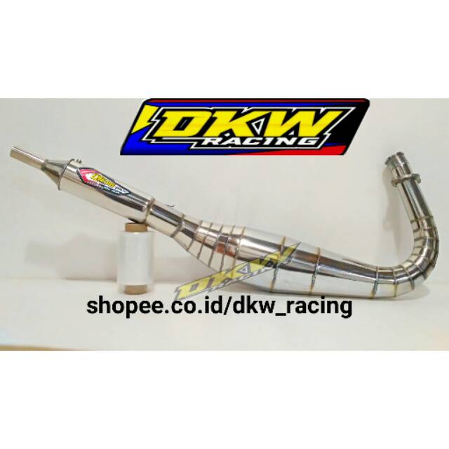 Knalpot RX King Creampie Telo Kompetisi Chrum