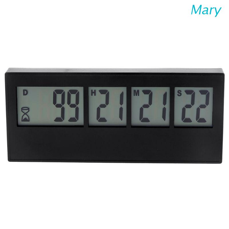 Mary Timer Digital Hitung Mundur 999 Hari Dengan Layar LCD Untuk Dapur / Laboratorium / Masak