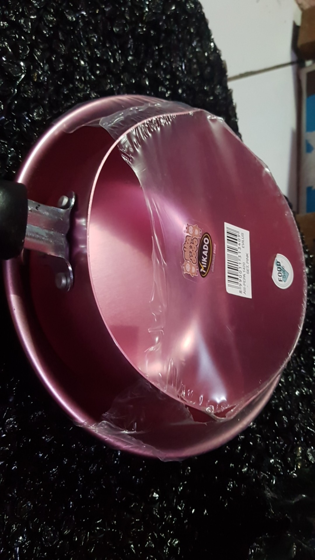 Paling Laku Maspion Evilus Set Panci Susu 14cm Dan Frypan 20cm  Pink