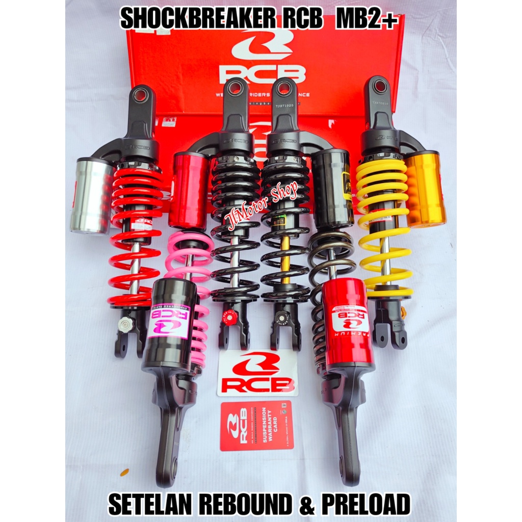 SHOCKBREAKER SHOCK TABUNG RCB MB2 MB2+ MB 2 PLUS BEAT SCOOPY MIO M3 FINO GENIO VARIO 110 VARIO 125 150 XEON MIO J FREEGO NEXT SPIN FAZZIO MB2 305 330 MM