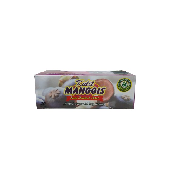 

Teh Herbal Kulit Manggis Kencono Sari 60g (20 tea bag @ 3g)