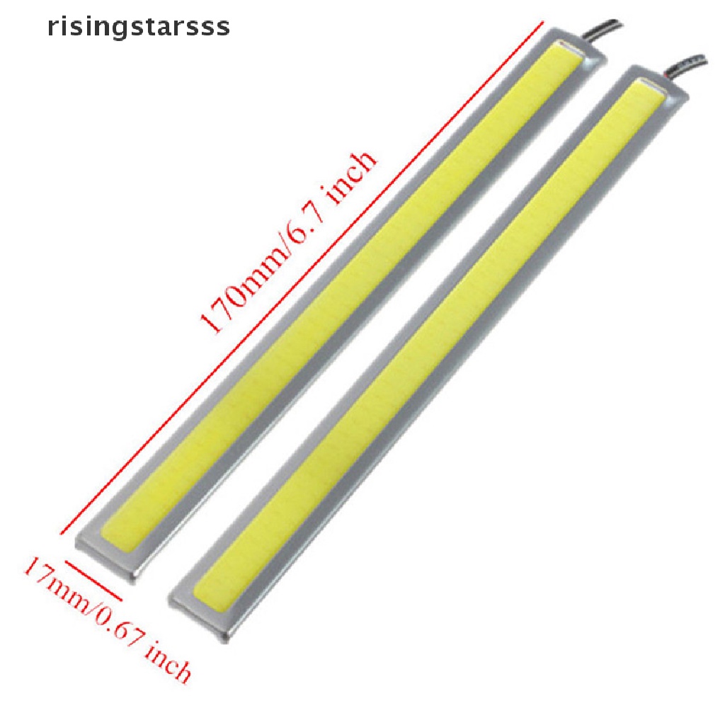 Rsid Span-new 2pcs Lampu Kabut LED COB Dc 12v Super Terang Anti Air Warna Putih Untuk Mobil