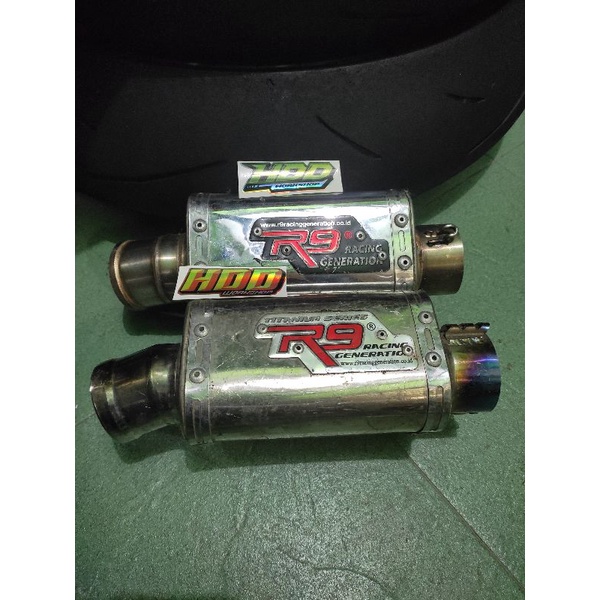 slincer kenalpot R9 titanium jerez original