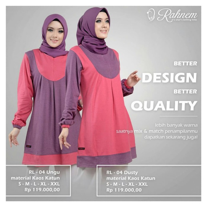atasan dewasa rahnem rl 04 dusty pink