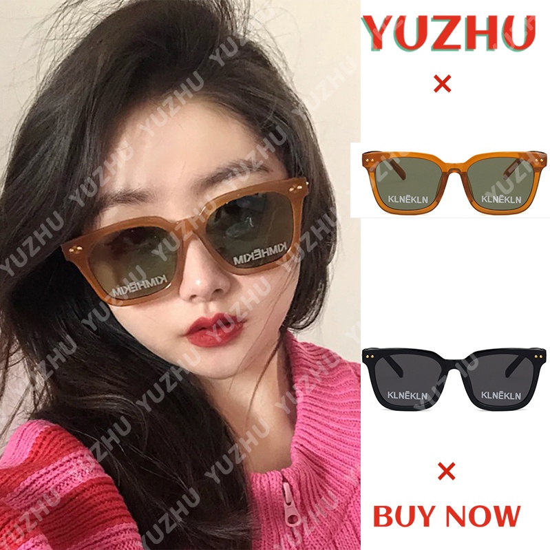 (YUZHU) COD kimhekim Korean Style Ulzzang Candy Color Sunglasses Untuk Wanita Retro Shades Untuk Wanita/Pria