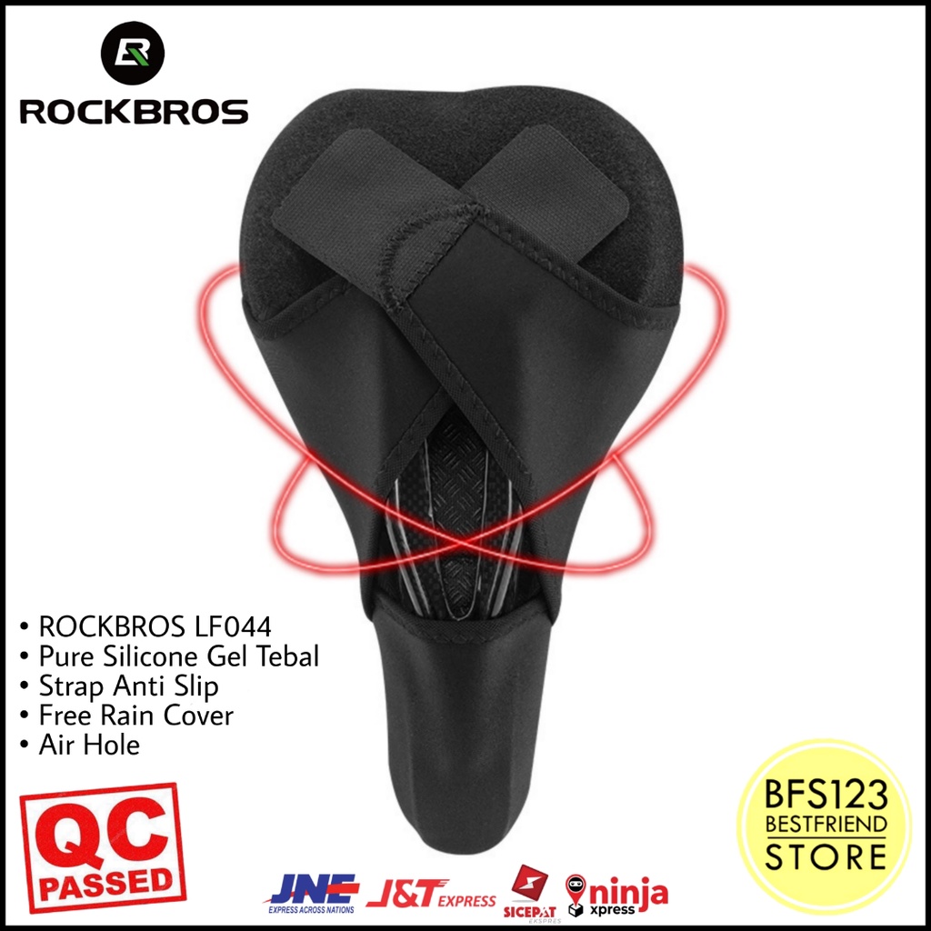 ROCKBROS LF044 Sarung Sadel Silicone Gel Tebal Saddle Cover Gel