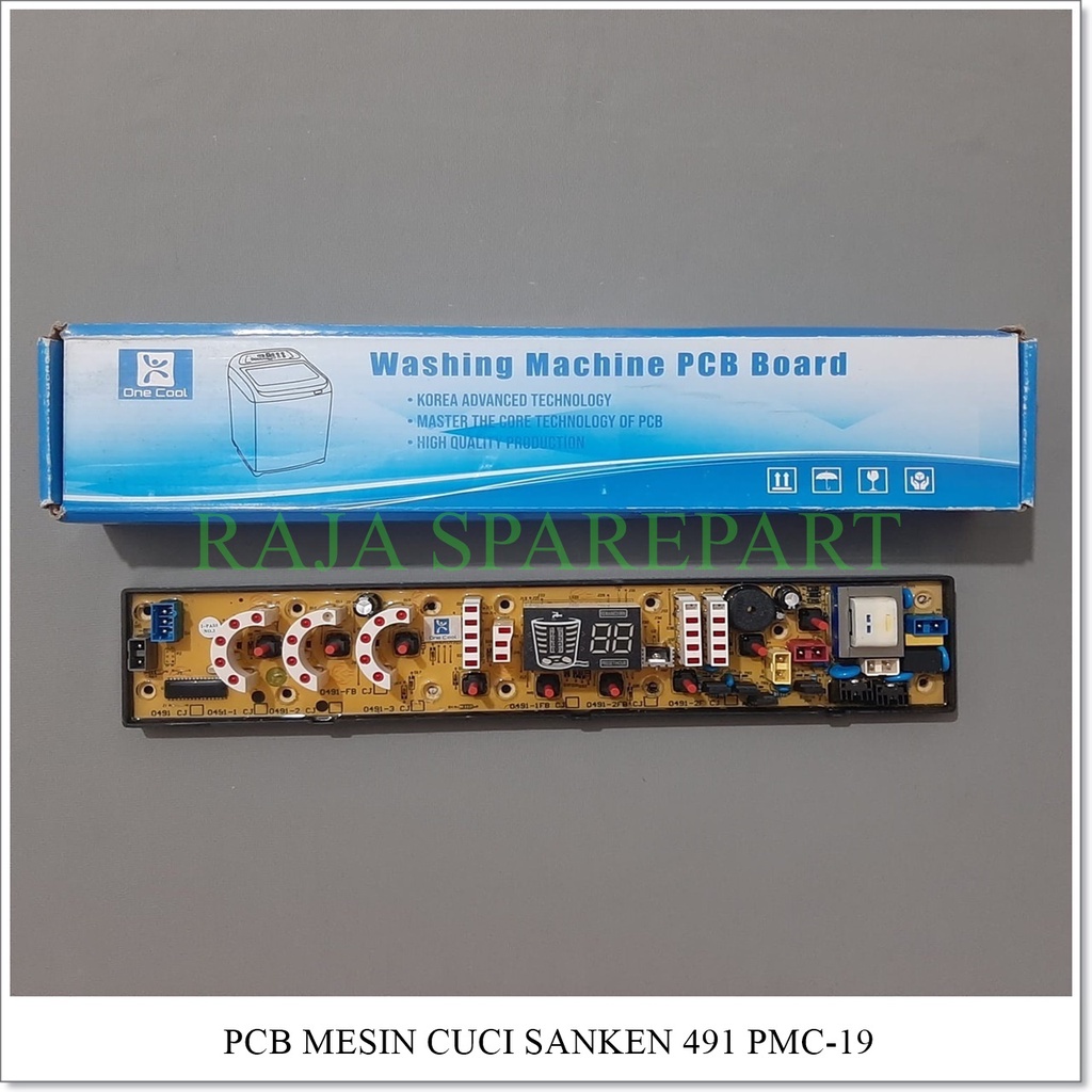 PCB/Panel/Modul Mesin Cuci Sanken 491 PMC-19