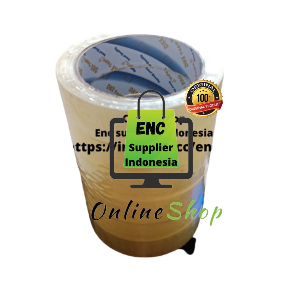 

dke 24 mm 1 buah isolasi bening 24mm lakban solasi tape 1 inch per rol - enc.sup