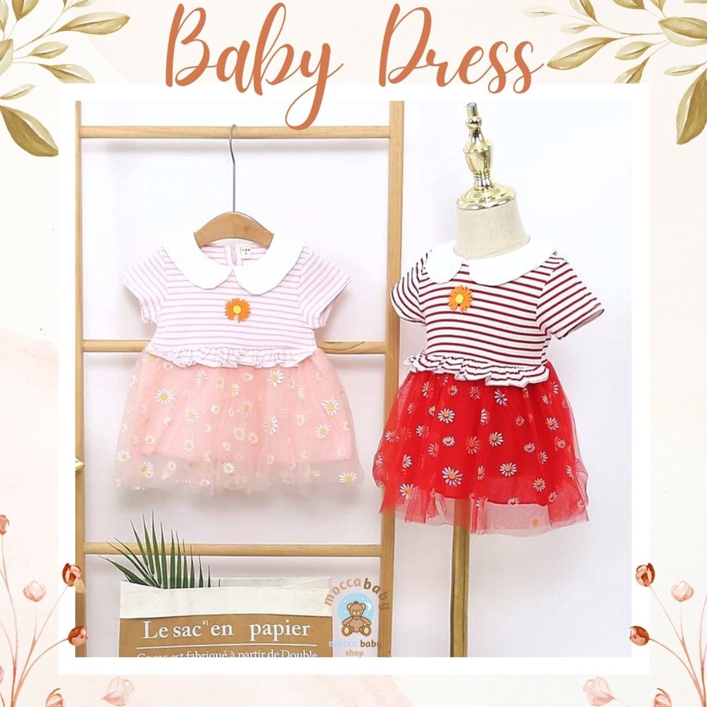 MBSS - Dress Bayi Perempuan / Baju Bayi Cewek / Pakaian Bayi Perempuan Lucu