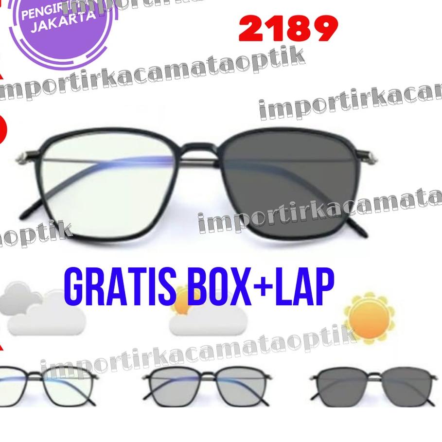 Update GROSIR 2189 KACAMATA PHOTOCROMIC ANTI RADIASI .,