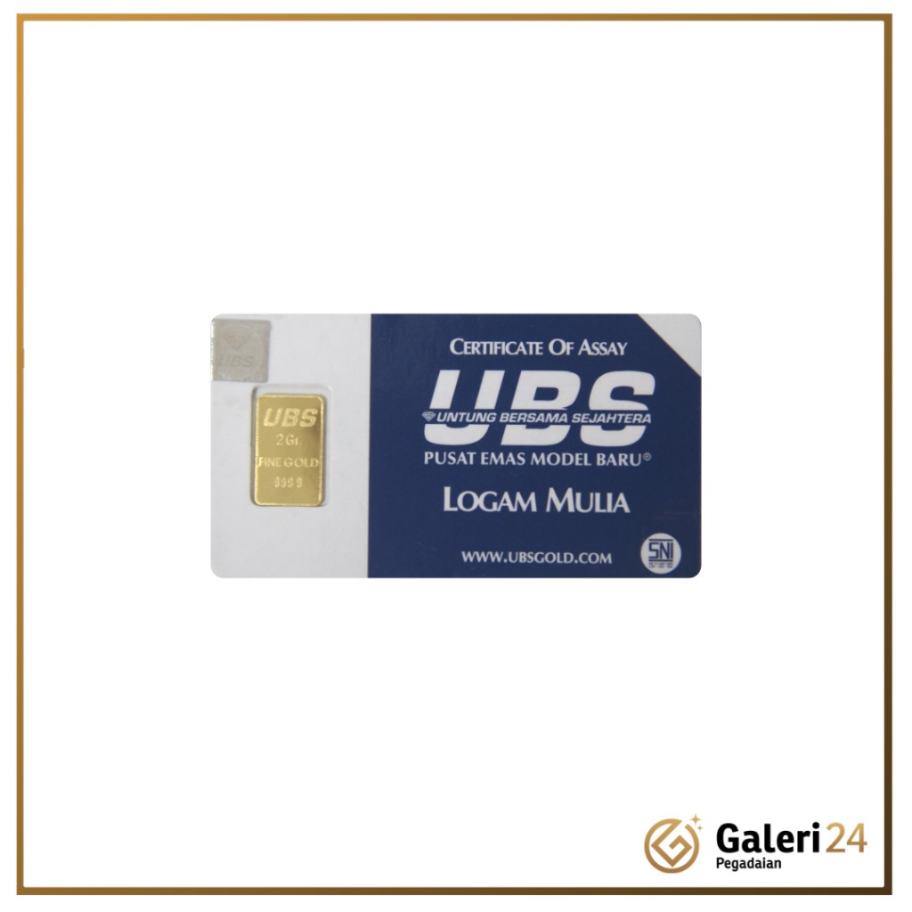 

Galeri 24 - Logam Mulia 2 gr UBS