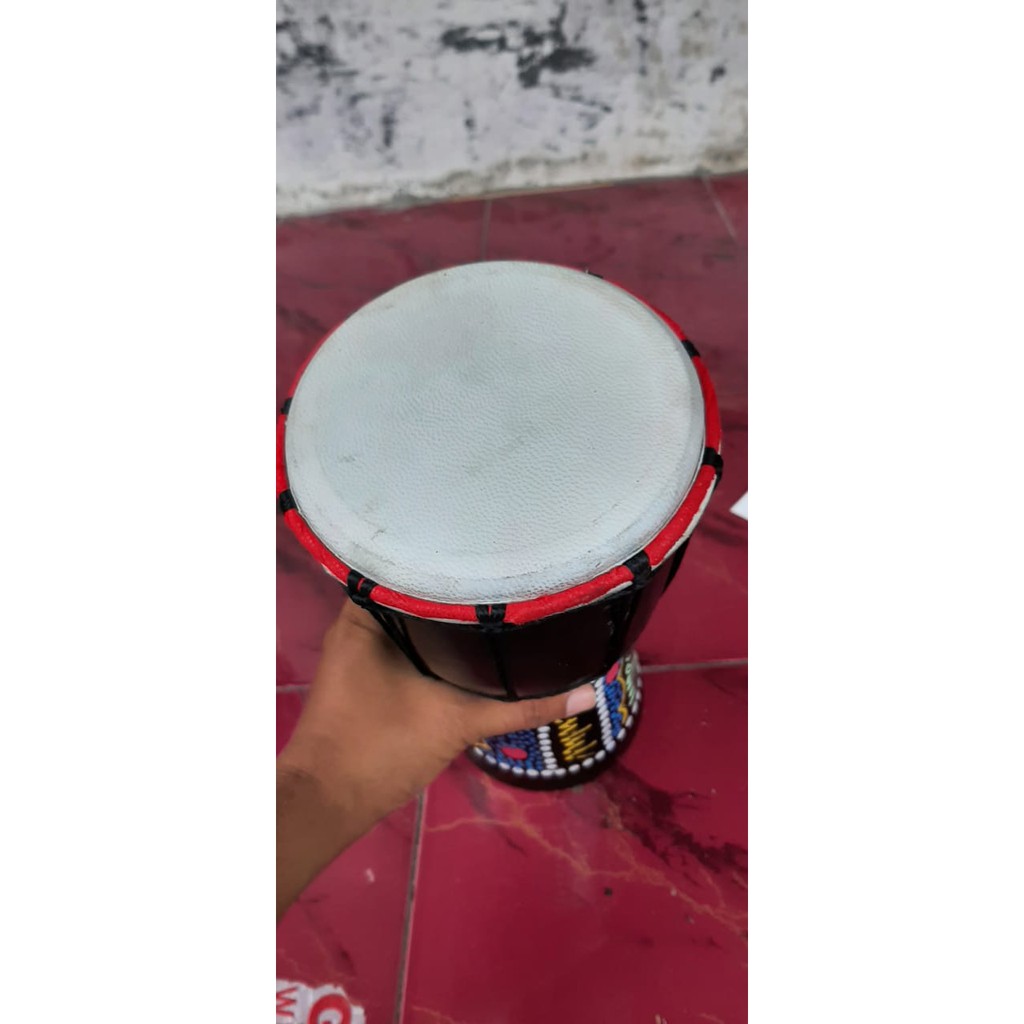 Alat Musik Tradisional Jimbe 25 cm alat musik darbuka djimbe murah