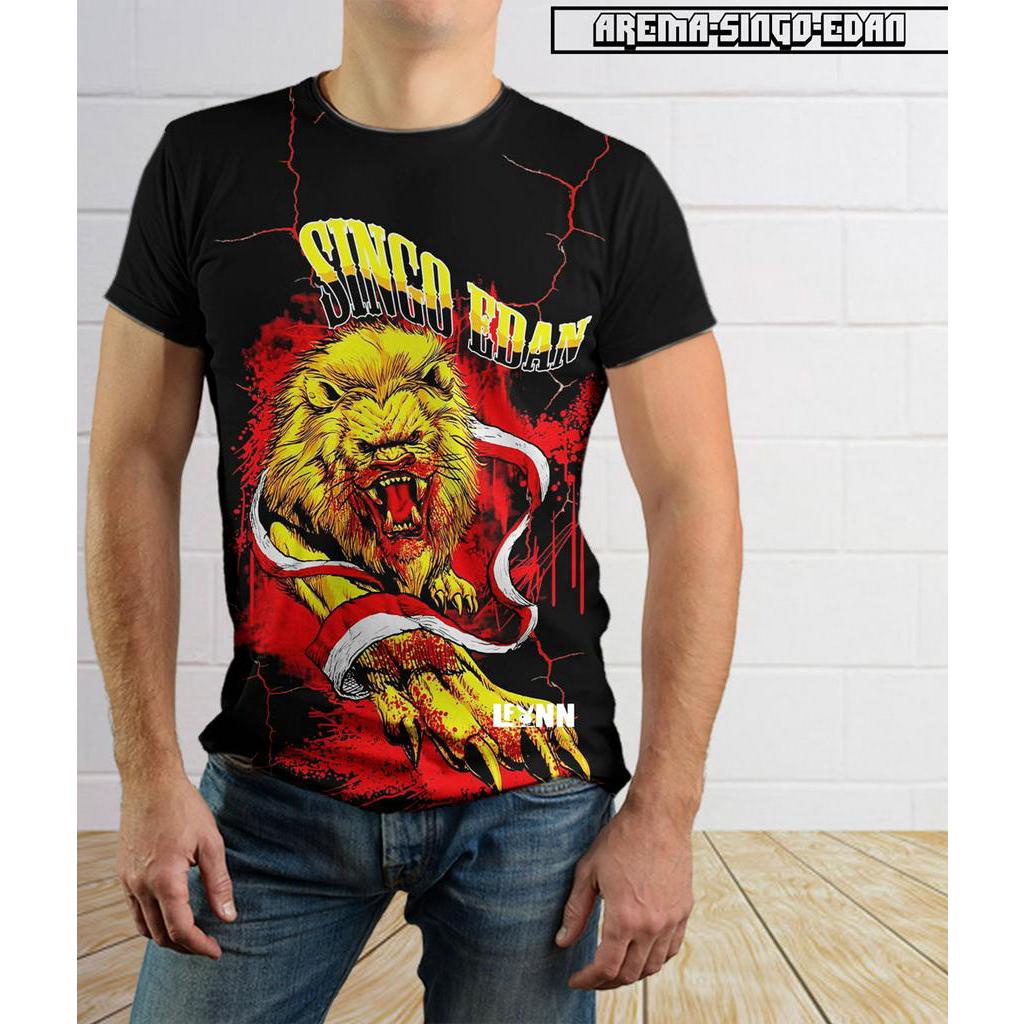 KAOS DISTRO FULLPRINT KEREN AREMA-SINGO-EDAN