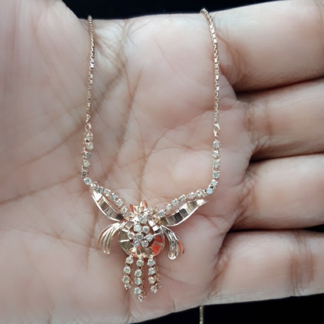 Berlian Medan Asli Kalung / Tura Delima 3,6gr