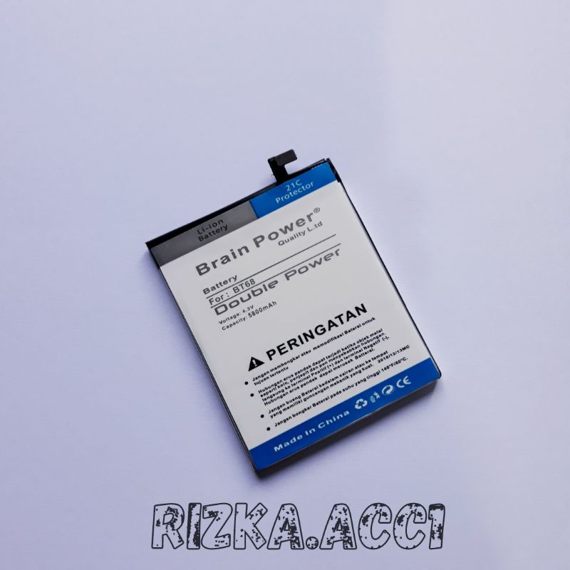 Baterai Batre Brain Power Meizu M3s / Meizu BT68 BT15 M3S Double Power Battery Batere Hp