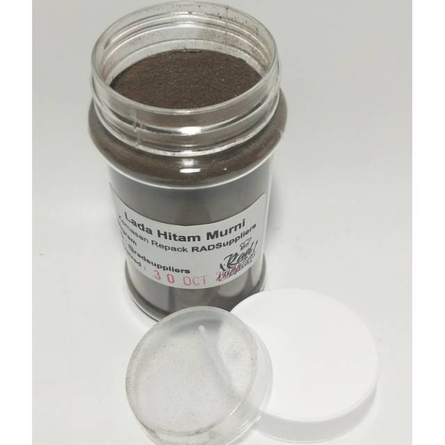 

Lada Hitam Murni Bubuk / Black Pepper Powder kemasan botol 80gram