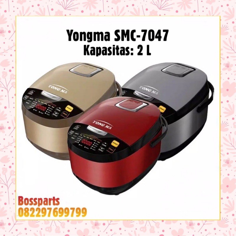 Jual Rice Cooker Yong Ma SMC7047 Digital Rice Cooker Yong Ma 2L Indonesia