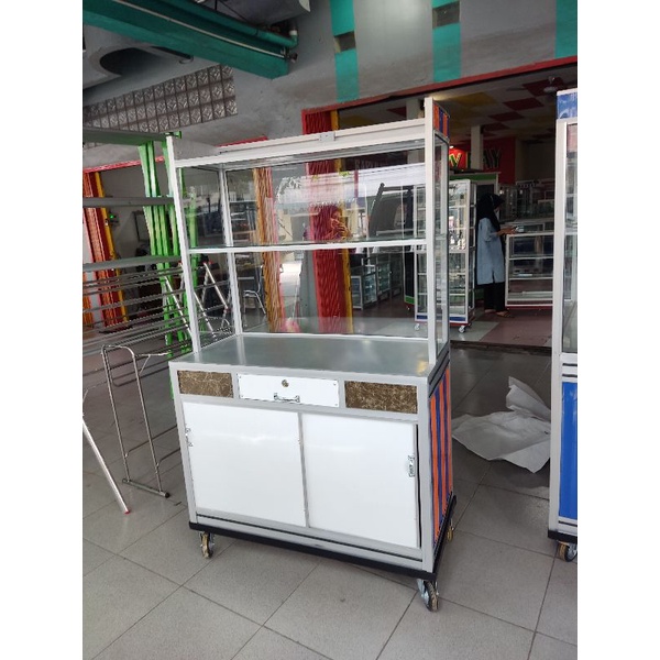 Steling  Rak Kaca untuk Lontong 100x50x165