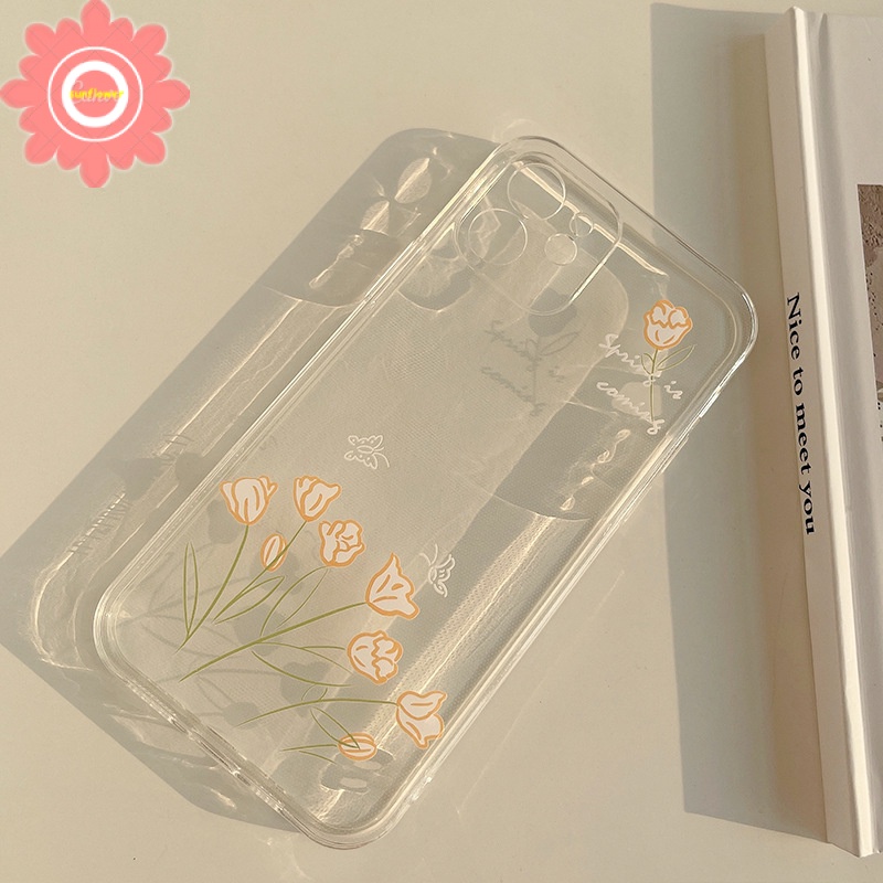 Realme Summer Clear Case Realme C35 C31 C30 GT 9 Pro 8I 9i 5c21y C25Y 6i 8 8pro 5i C11 C15 C12 C25 C25s 7 7i 5s 6s C17 C20 C21 C20A Fresh Flowers Cover