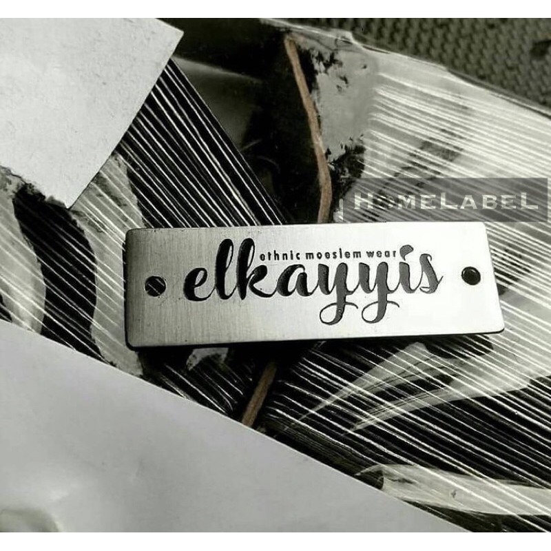 

label plat hjab silver/stainles 4x1, 2x2