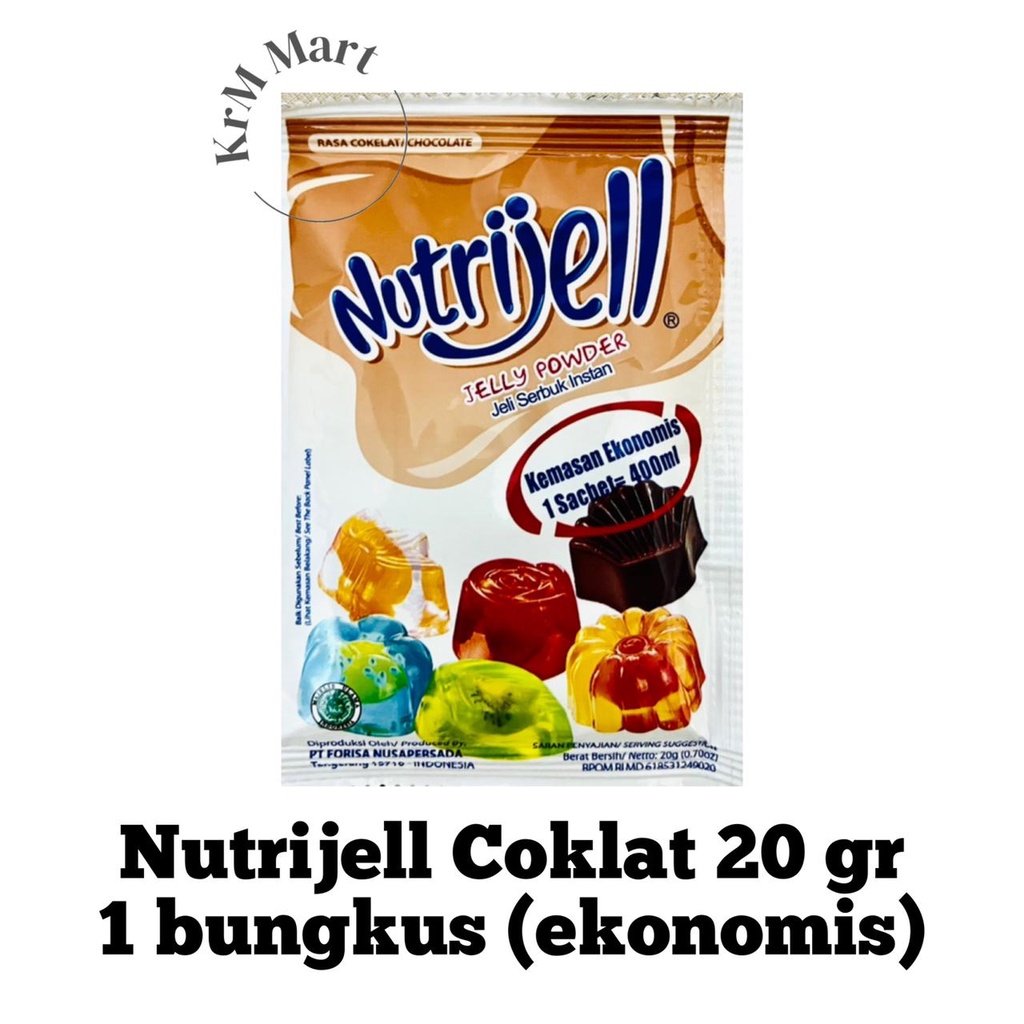 

Nutrijell Cokelat 20gr Ekonomis 1 bungkus chocolate coklat nutrijel