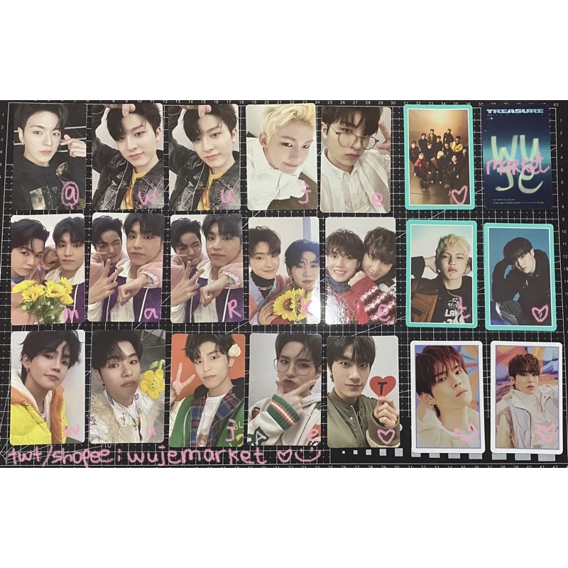 pc treasure jikjin tts album the second step ld lucky draw the samee selca konsep pob hyunsuk jihoon