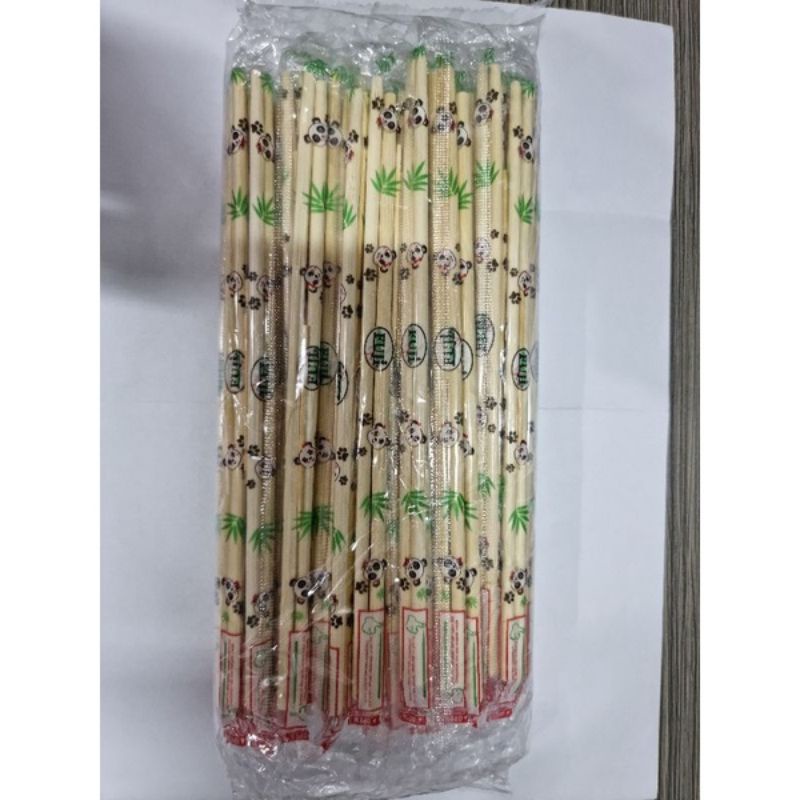 Sumpit Bambu + Tusuk Gigi Isi 50 Pasang / Sumpit Sukawa / Sumpit Panda / SUMPIT WASUKA