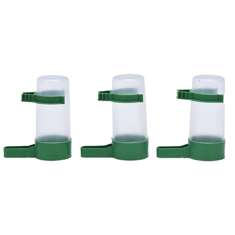 {LUCKID}6pc Bird Water Drinker Feeder Automatic Drinking Fountain Pet Drinking Cup Bowls