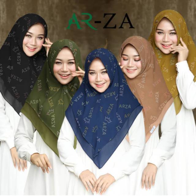Khimar printing arza runcing