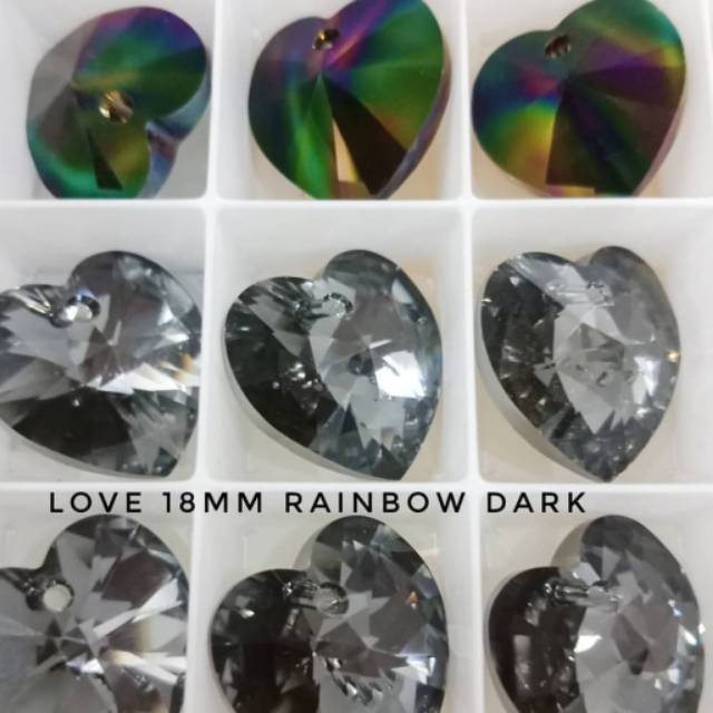 SALE CRYSTAL SWAROVSKI ORIGINAL AUSTRIA LOVE 18MM