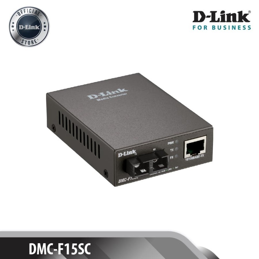 D-Link DMC-F15SC Converter 100Base-TX to 100Base-FX Single Mode